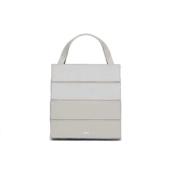 Block Small Foldable Handbag - Gray