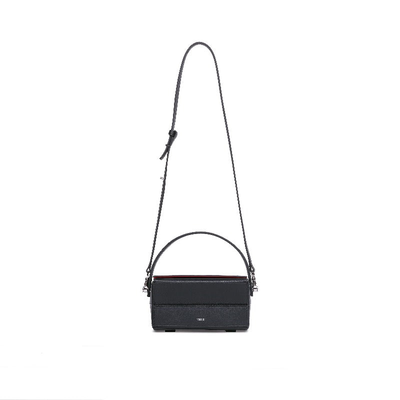 Block Mini Shoulder Bag - Black