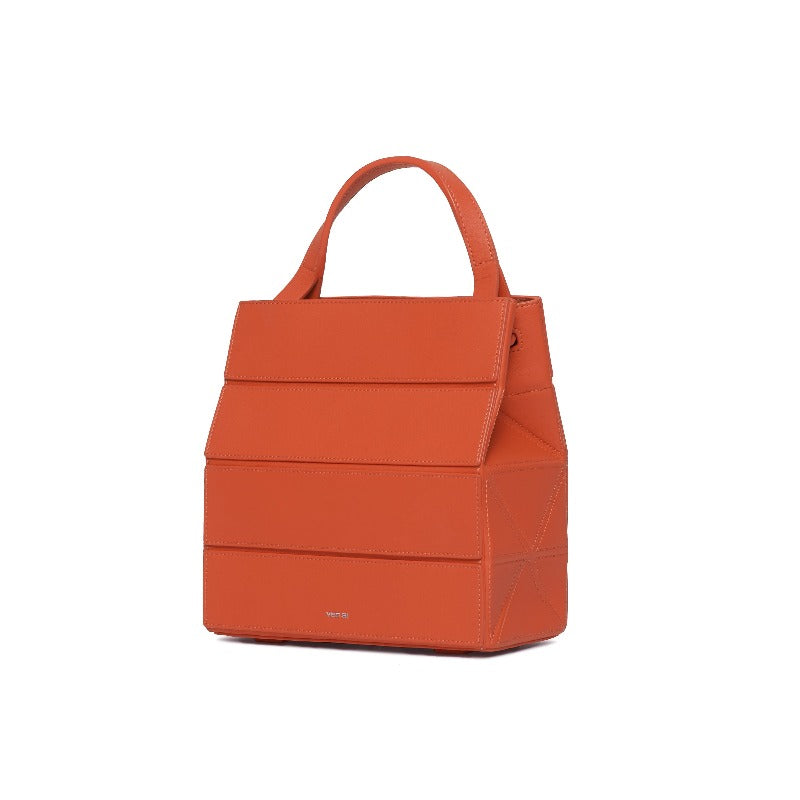 Block Small Handbag - Orange