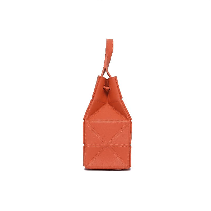 Block Small Handbag - Orange