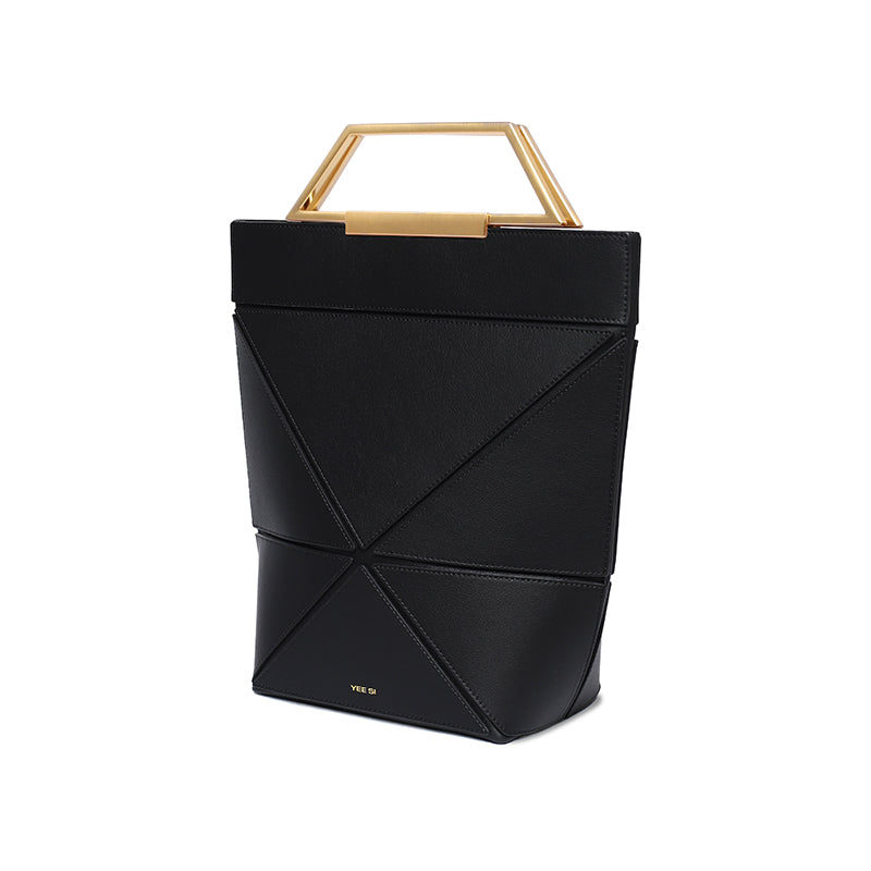 Facet Classic Plus Top Handle Bag - Black