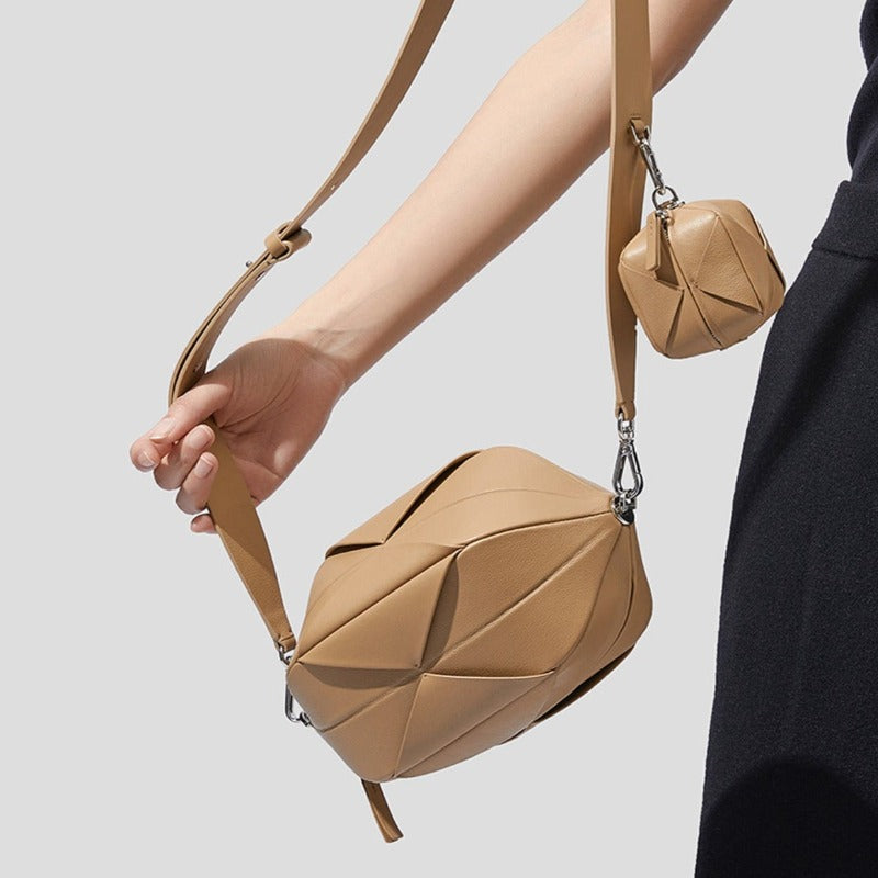 Noah Micro Change Purse - Camel