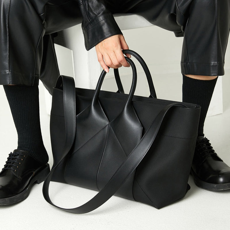 Neut Nylon Shoulder Tote - Black