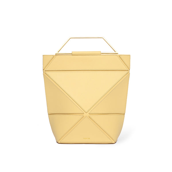 Facet Classic Top Handle Bag - Yellow