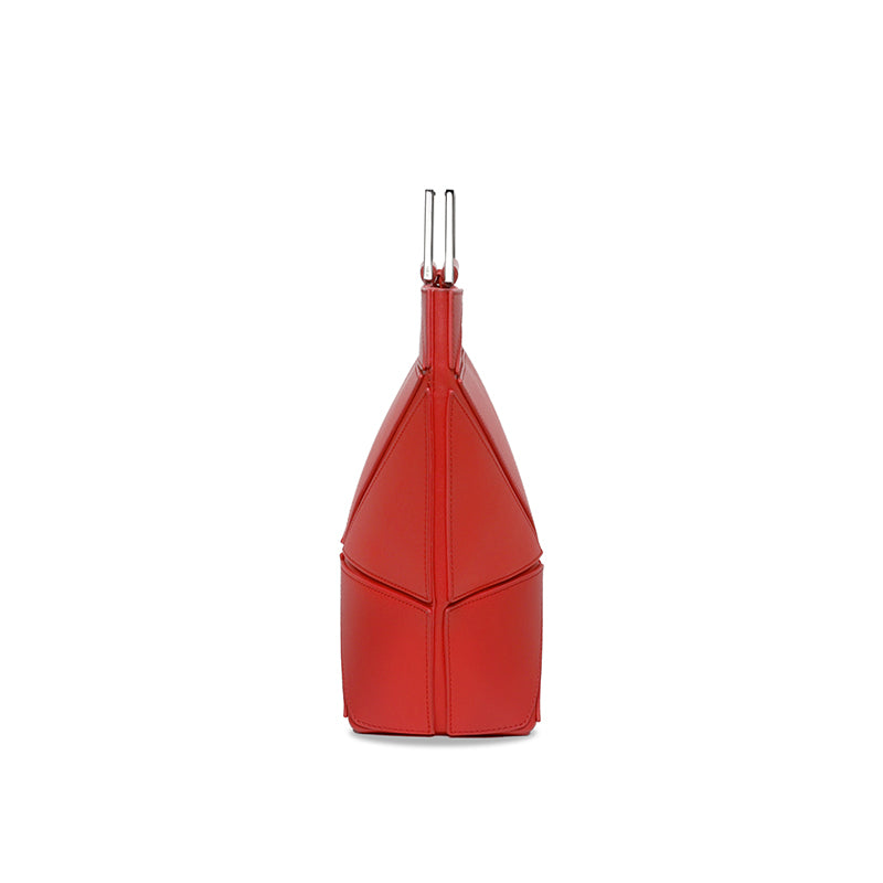 Facet Classic Foldable Top Handle Bag - Lucky Red - Limited Edition