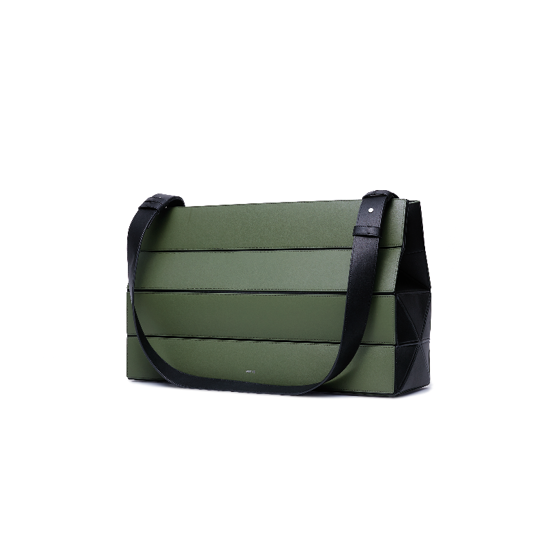 Block Large Tote Bag - Green/Black