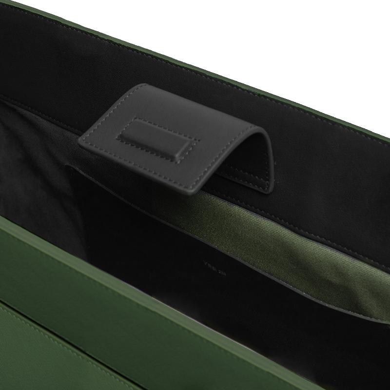 Block Large Tote Bag - Green/Black