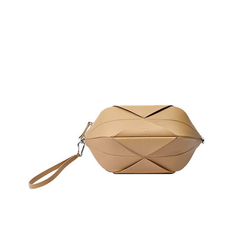 Noah Foldable Crossbody Bag - Camel