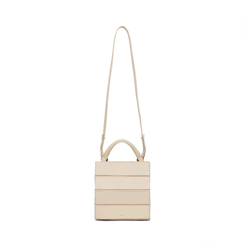 Block Small Handbag - Almond