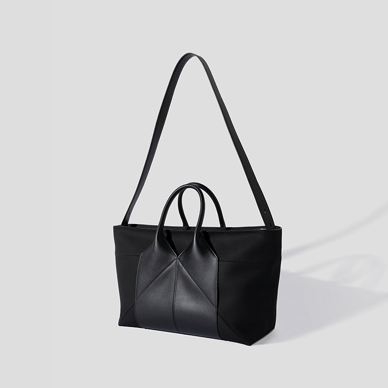 Neut Nylon Shoulder Tote - Black