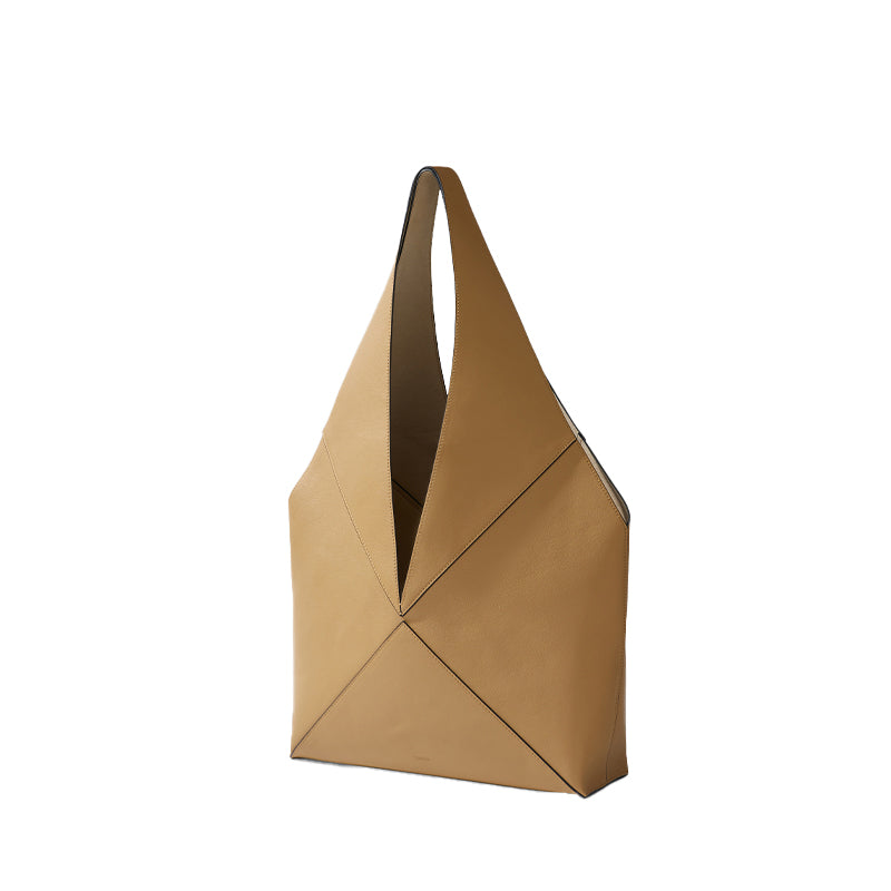 Designer Foldable V-Bag - Nude