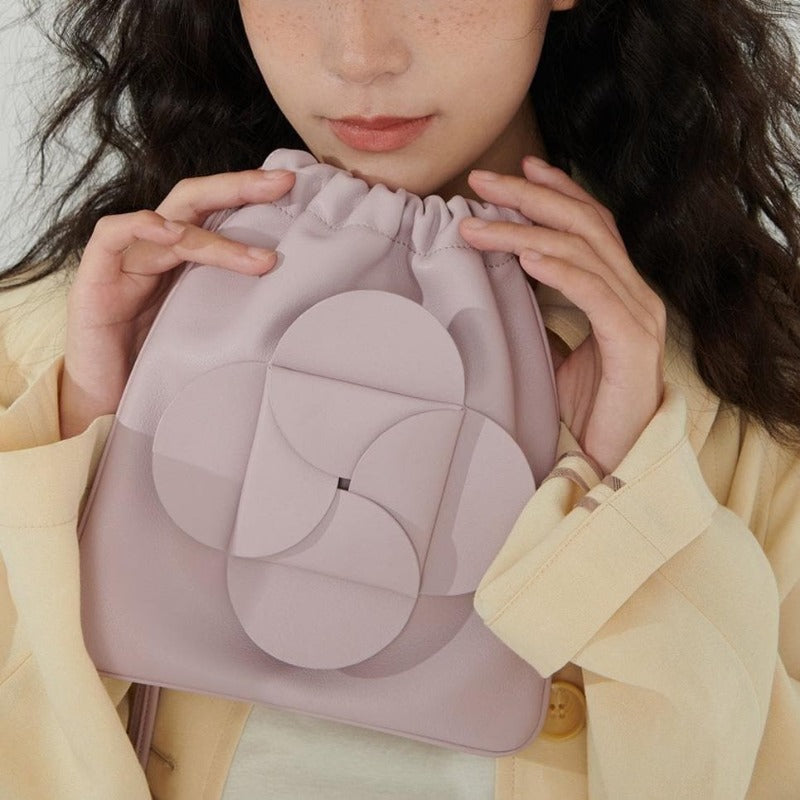 Flower Mini Shoulder Bag- Purple