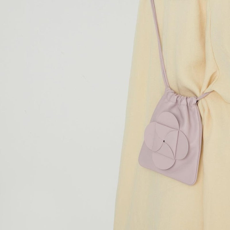 Flower Mini Shoulder Bag- Purple