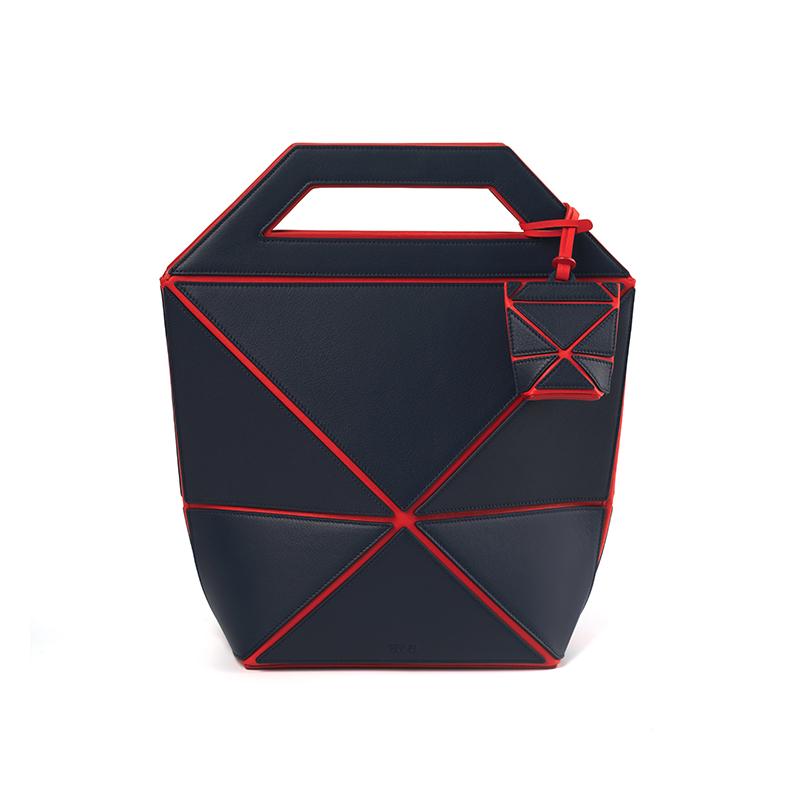 YEE SI Facet Micro Mini Bag Charm - Oxford / Red 2