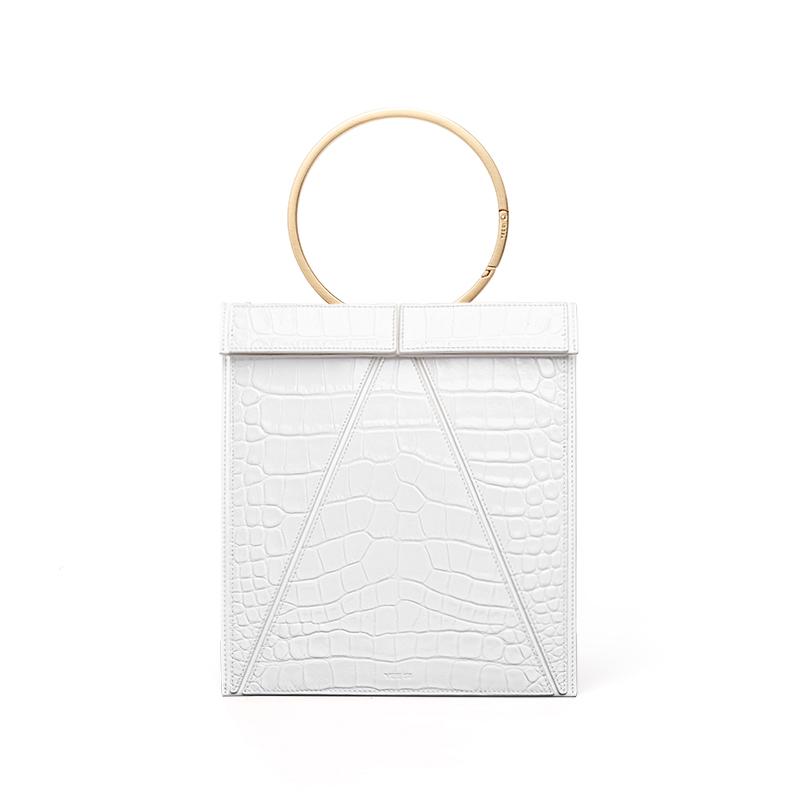 YEE SI Loop Classic Handbag - White 2