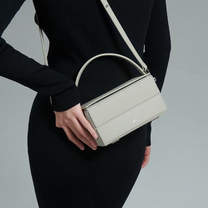 Block Mini Shoulder Bag - Gray