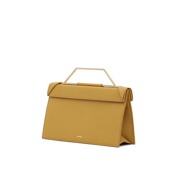 YEE SI Click Mini Top Handle Bag - Mustard 2
