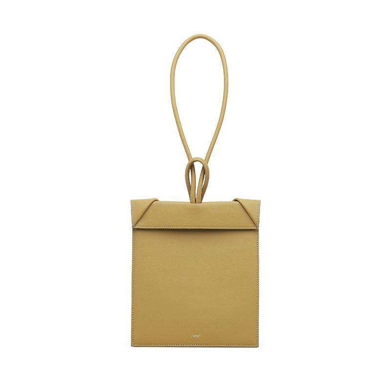 YEE SI Click Small Wristlet Handbag - Mustard 1