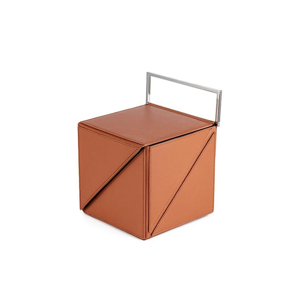 YEE SI Cube Classic Handbag - Russet 1