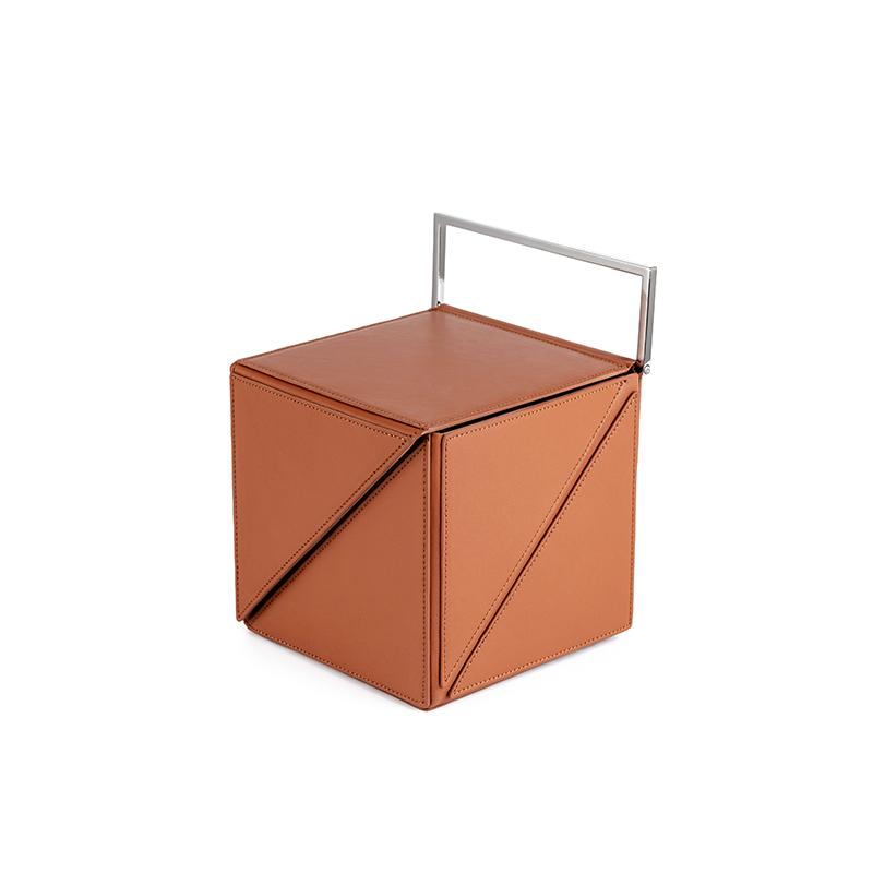 YEE SI Cube Classic Handbag - Russet 1