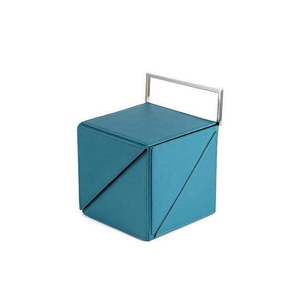 YEE SI Cube Classic Handbag - Blue 1