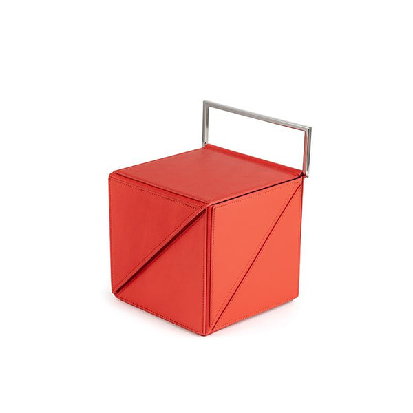 YEE SI Cube Classic Handbag - Red 1