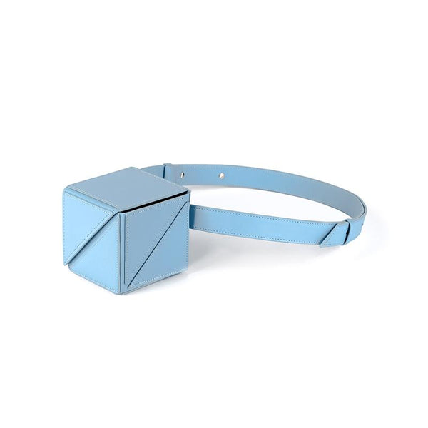 YEE SI Cube Mini Belt Bag - Blue 1