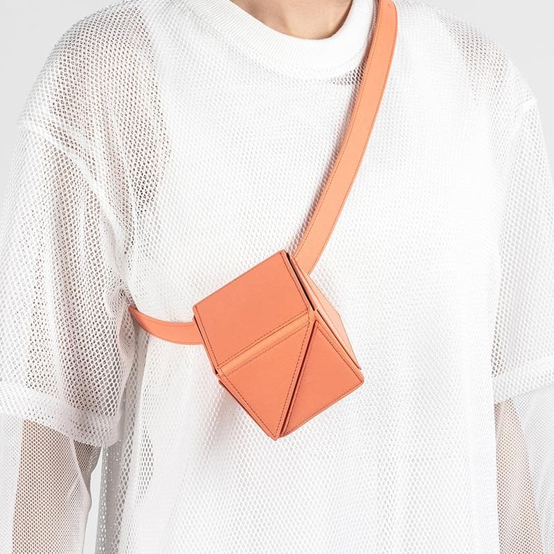 YEE SI Cube Mini Belt Bag - Orange 4