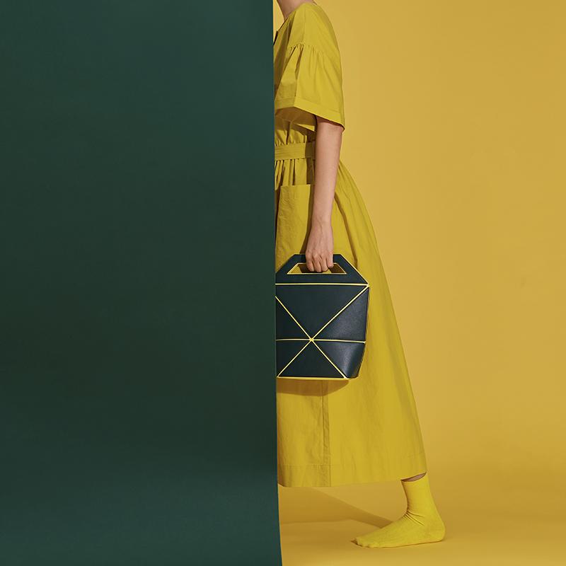 YEE SI Facet Medium Tote Bag - Sacramento / Yellow 5