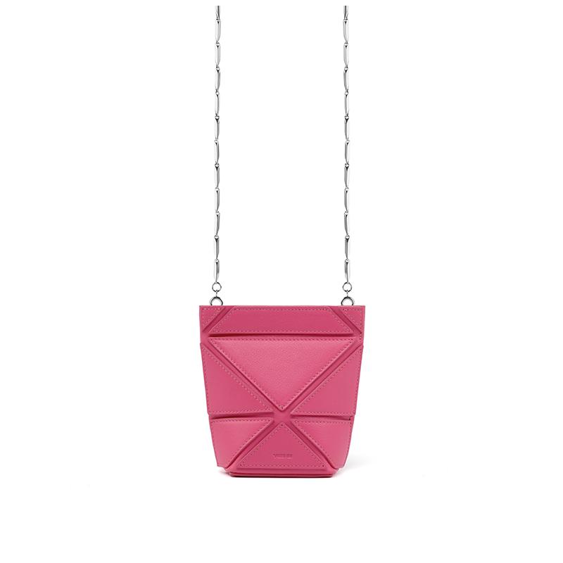 YEE SI Facet Micro Plus Crossbody Bag - Pink 1