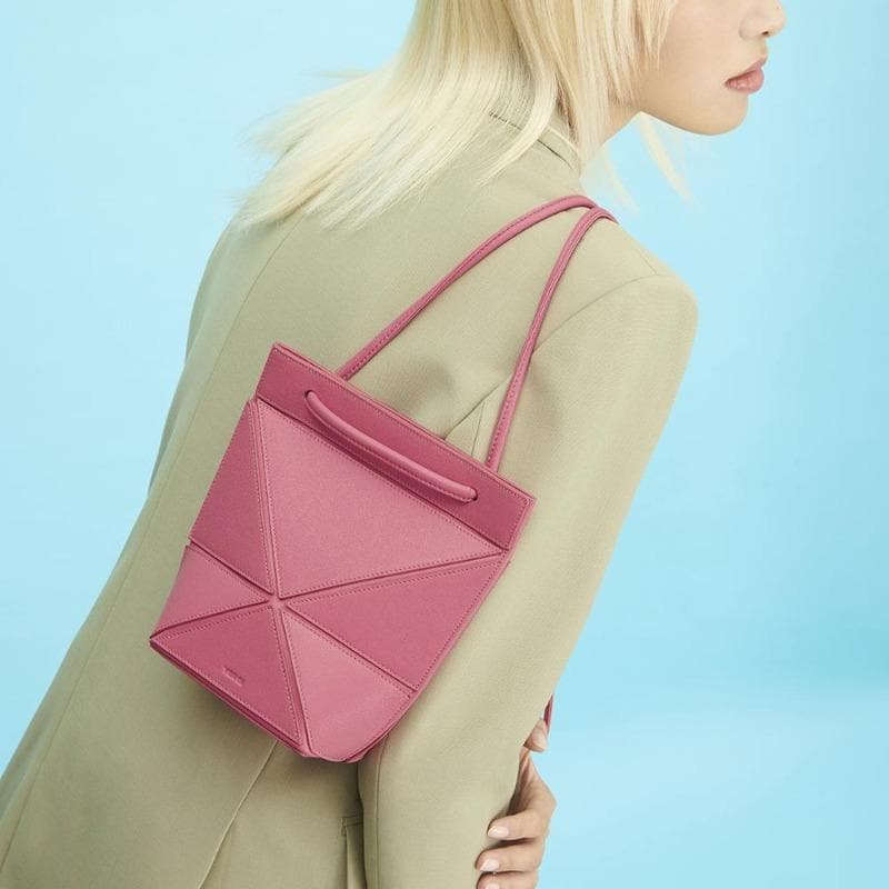 YEE SI Facet Mini Slim Shoulder Bag - Rose 2