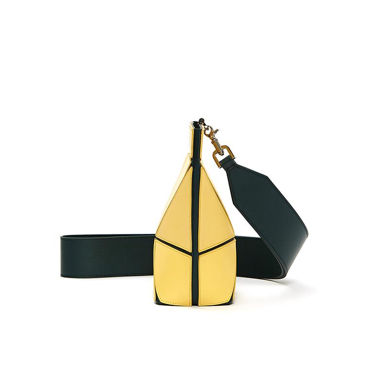 YEE SI Facet Mini Shoulder Bag - Yellow / Sacramento 3