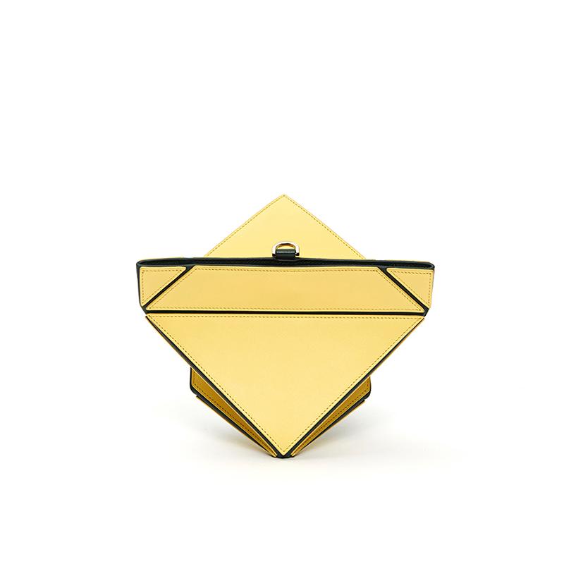YEE SI Facet Mini Shoulder Bag - Yellow / Sacramento 2