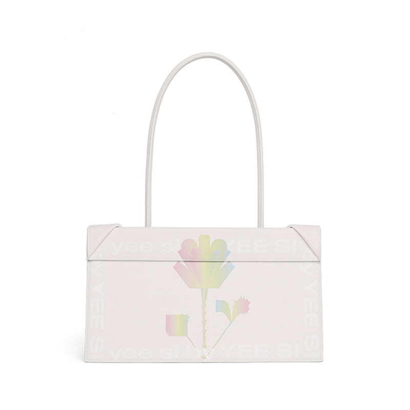 Click Medium Shoulder Bag - Daylight White