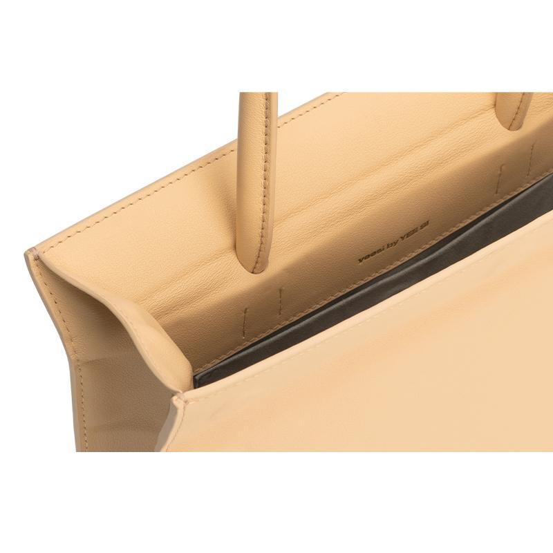 YEE SI Click Medium Shoulder Bag - Apricot 4