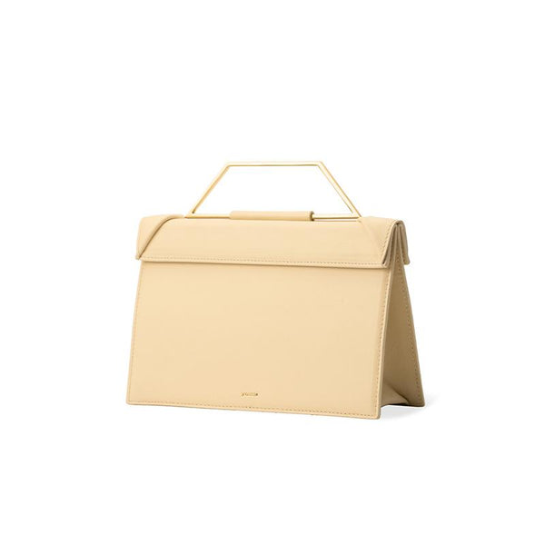 YEE SI Click Mini Top Handle Bag - Apricot 2